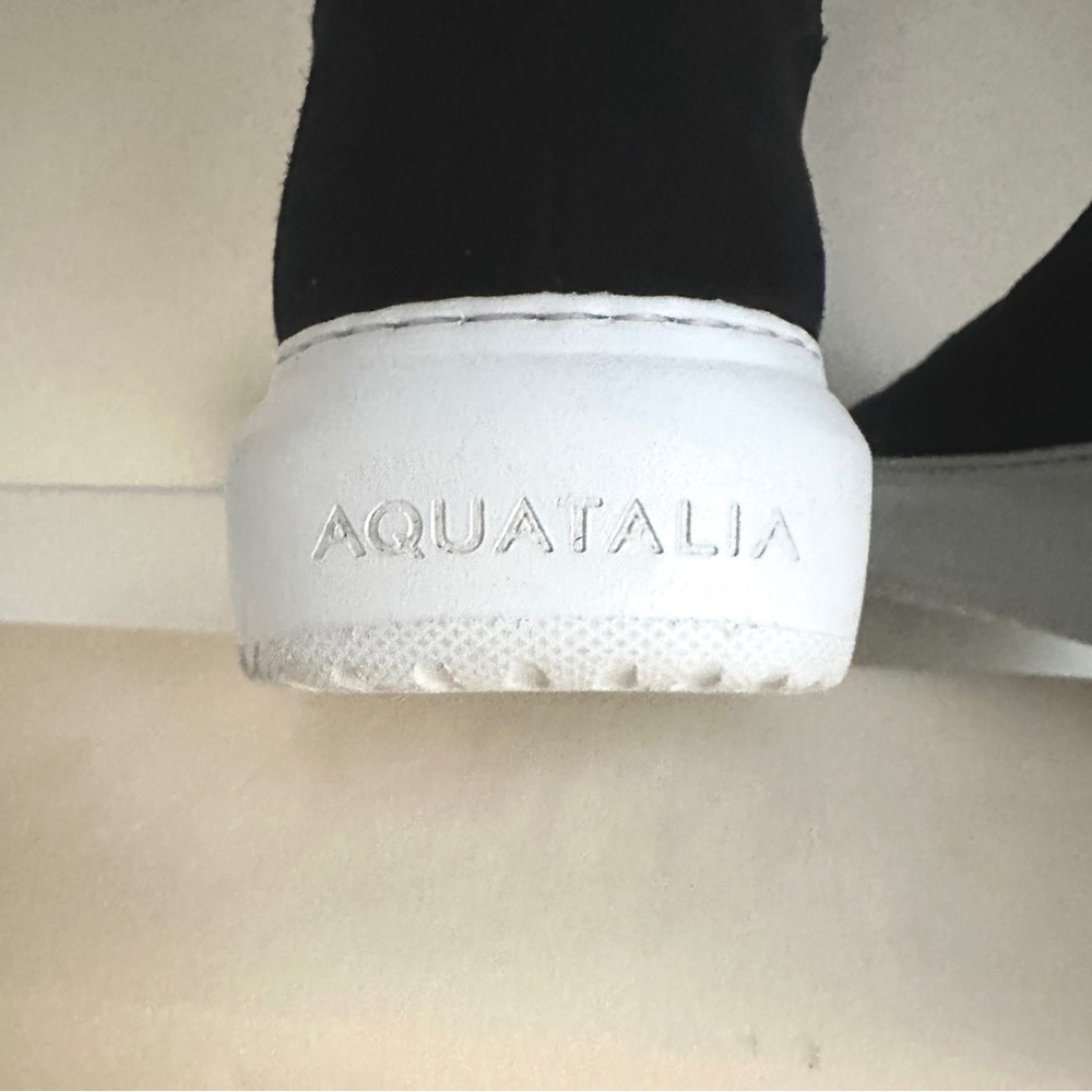 AQUATALIA LIDIA WATERPROOF SUEDE STRETCH SIDE-ZIP LIFESTYLE BOOTS SNEAKERS Sz10 - Picture 11 of 16